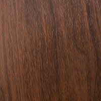 LumiSource Pebble Table, Black Metal/Walnut Wood