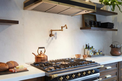Example of an eclectic kitchen design in Portland
