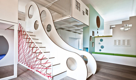 Hoch drei! Ein Kinderzimmer, das auf allen Ebenen Dimensionen sprengt