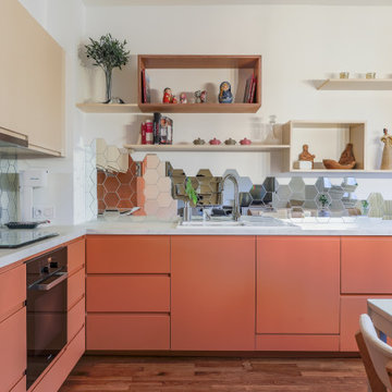 Rénovation d'une pièce à vivre : salon - cuisine