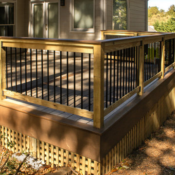 Marietta, GA Color Plus Siding Installation and Deck Build