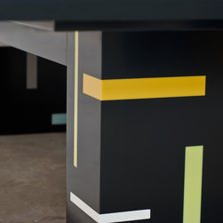 Corian Inlay Dining Table - Dining Tables