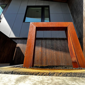 Corten Lawn Art