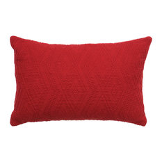 dark red decorative pillows