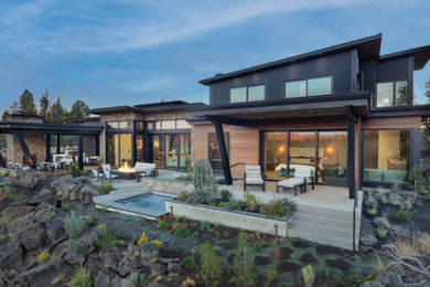 Inspiration for a modern home design remodel in Other
