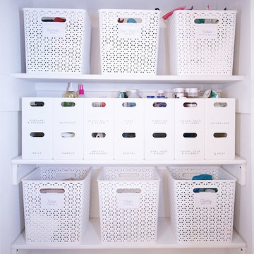 Linen Closet Organization