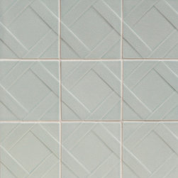 Robert A. M. Stern Collection Trellis Horizon 4" x 4" - Mosaic Tile
