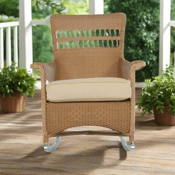 Lloyd Flanders Nantucket Wicker Porch Rocker