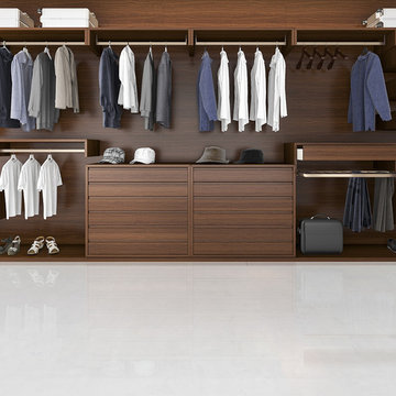 Walk in closet flooring