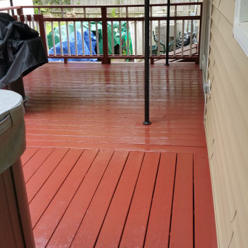 Deck Stain Painting