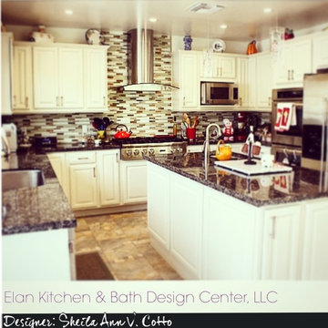 Hollywood Hill Country-ish Kitchen