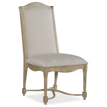 Ciao Bella Upholstered Back Side Chair, Natural
