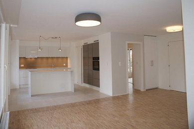 Example of a trendy living room design in Other