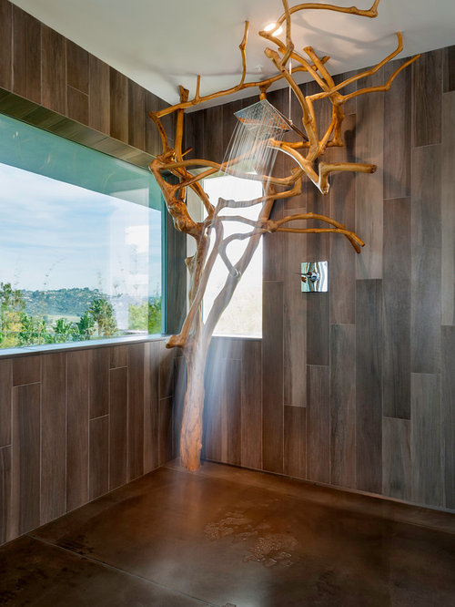 Wood Tile Shower Houzz Wood Tile Shower Houzz