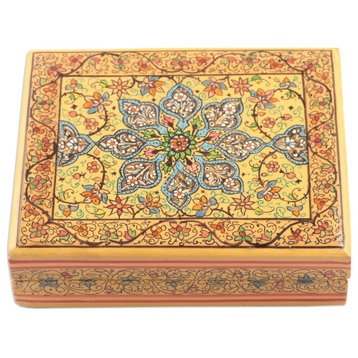 Novica Handmade Charming Persia Papier Mache Decorative Box