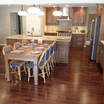 Spacious kitchen with room to entertain.