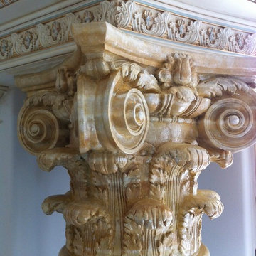 Faux Marble Columns, Alpine, NJ