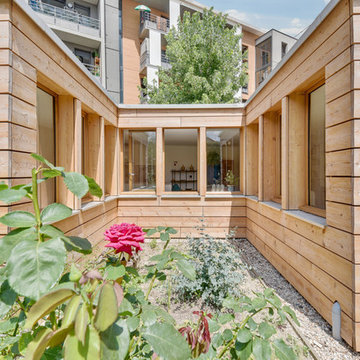 Réhabilitation d'une extension de maison en bois