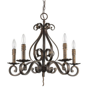 Acclaim Lydia 5-Light Chandelier IN11410R - Russet