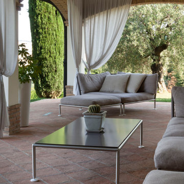 Portico Villa Privata in stile Rustico
