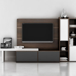 Modern Wall Unit Lyrics 05 by Huppe - $5,362.00 - Entertainment Centers And Tv Stands