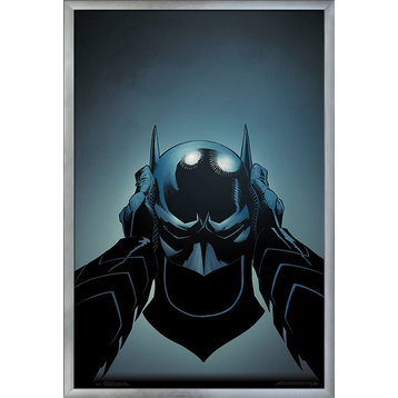 Batman Cowl Poster, Silver Framed Version