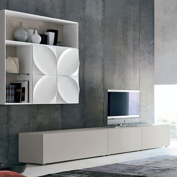 Modern Wall Unit Leaves G by Tonin Casa - $7,765.00