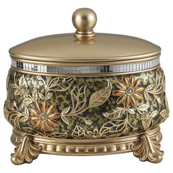 9"H Chrysanthemum Decorative Box
