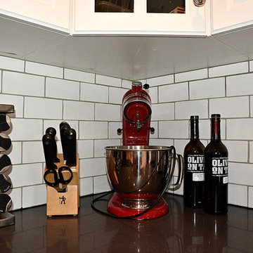Low Cost Kitchen Makeover - Painted Cabinets