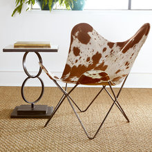 cowhide butterfly chair