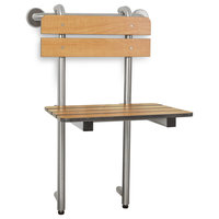 Lifestyle & Wellness Profile Bench Portable Shower Seat, Grab Bar Hung