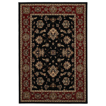 Oriental Weavers Sphinx Ariana 623m3 Rug, Black/Red, 7'10"x11'0"