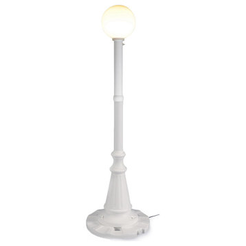 Milano Globe Lantern, White