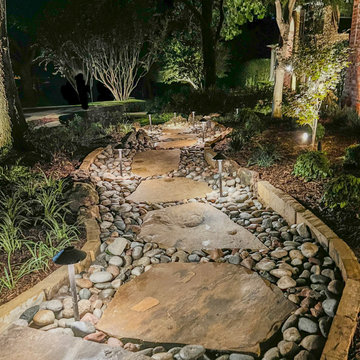 Elegant Flagstone Entry & Natural Stone Path Transformation | Allen, TX