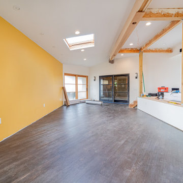 AFTER: The LVP is installed over the newly leveled surface.(2)