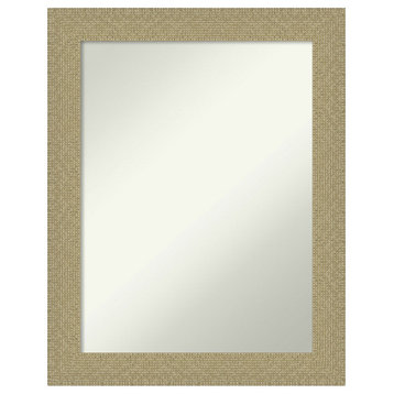 Mosaic Gold Non-Beveled Bathroom Wall Mirror - 22.25 x 28.25 in.