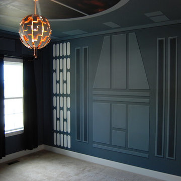 Star Wars: The Force Awakens Murals in a bedroom by Tom Taylor of Mural Art LLC