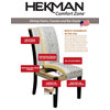 Hekman Woodmark Jeanette Dining Chair, Medium Black and White