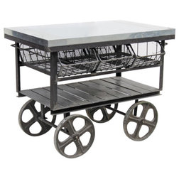 Industrial Kitchen Islands And Kitchen Carts by HedgeApple