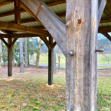 TImber Frame Picnic Shelter