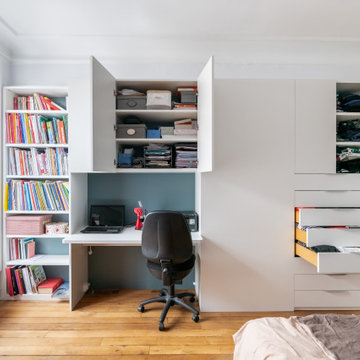 Armoire sur mesure séparation de pièce - Double face