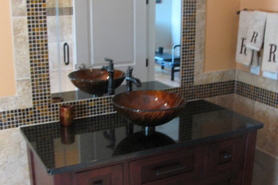 Elegant bathroom photo in Raleigh