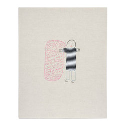 k studio - Wall Art, Striped Shirt/Talk Bubble - Artwork