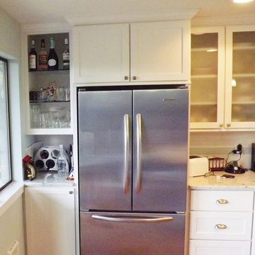 White Shaker Kitchen with a Beach Feel - Camano Island