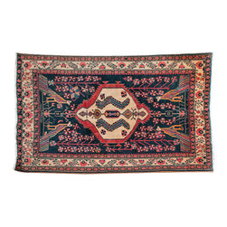 Vintage Hamadan Wool Rug - Rugs