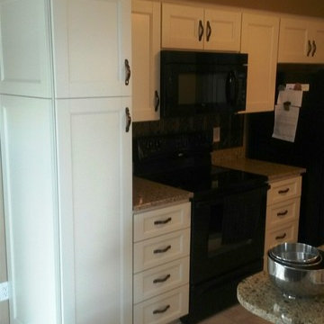 Cabinet Refacing done in Bisque