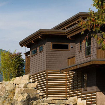 Natural Contemporary Lake Front Home Kootenay Lake