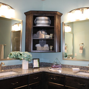 Shabby-Chic-Style Badezimmer mit Vinylboden Ideen, Design & Bilder