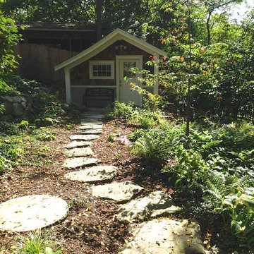 His and Hers backyard sheds