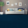 Nexus 12"x12" Self Adhesive Carpet Floor Tile, 12-Tile/12 sq. ft., Navy